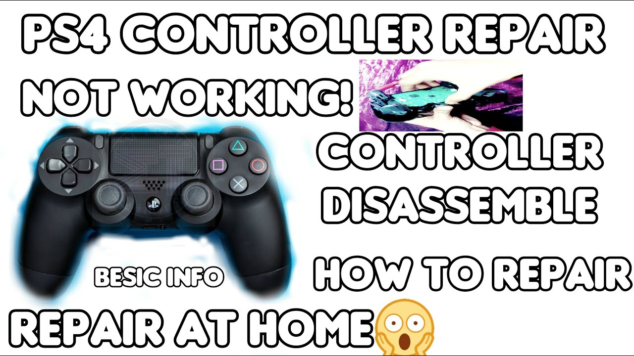 PS4 controller repair,Most common PS4 controller issue Fix,Repair at home,ps4 controller disassmeble