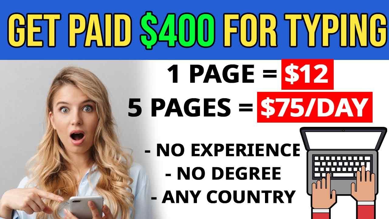 EARN $400 FOR TYPING NAMES (EASY TYPING JOBS) | MAKE MONEY ONLINE