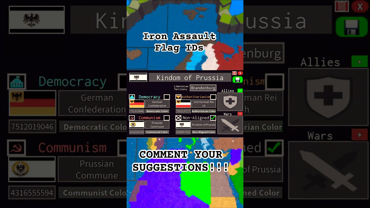 Iron Assault Flag IDs #ironassault #europeanwars #callonyes #flags #flagsofcountries