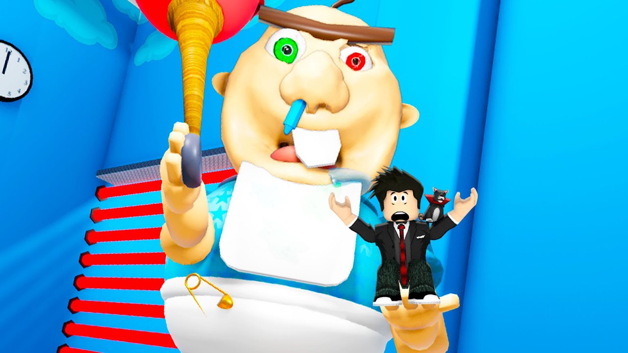 ESCAPE DO BEB&Ecirc; CABE&Ccedil;&Atilde;O | Roblox - Baby Bobb's Daycare