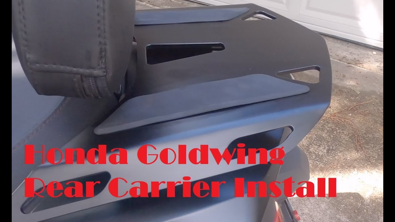 2022 Honda Goldwing Rear Carrier Installation - How to