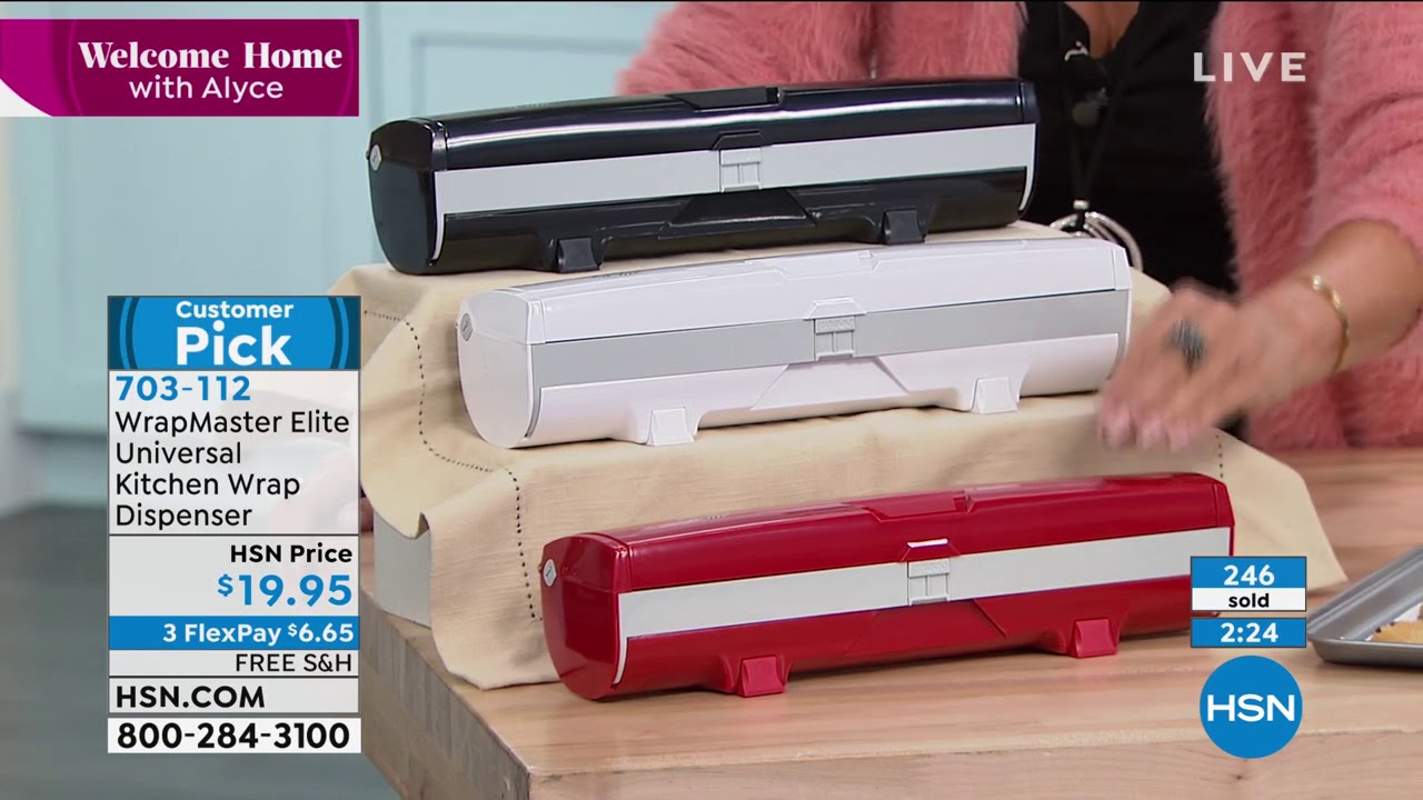 Wrapmaster Elite Universal Kitchen Wrap Dispenser