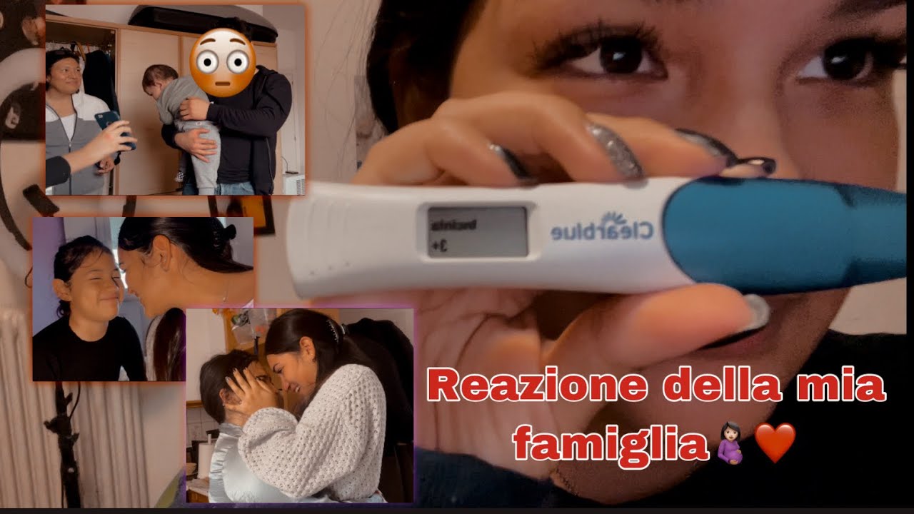 Dico al mio ragazzo e alla mia famiglia che sono di nuovo incinta!🤰🏻❤️