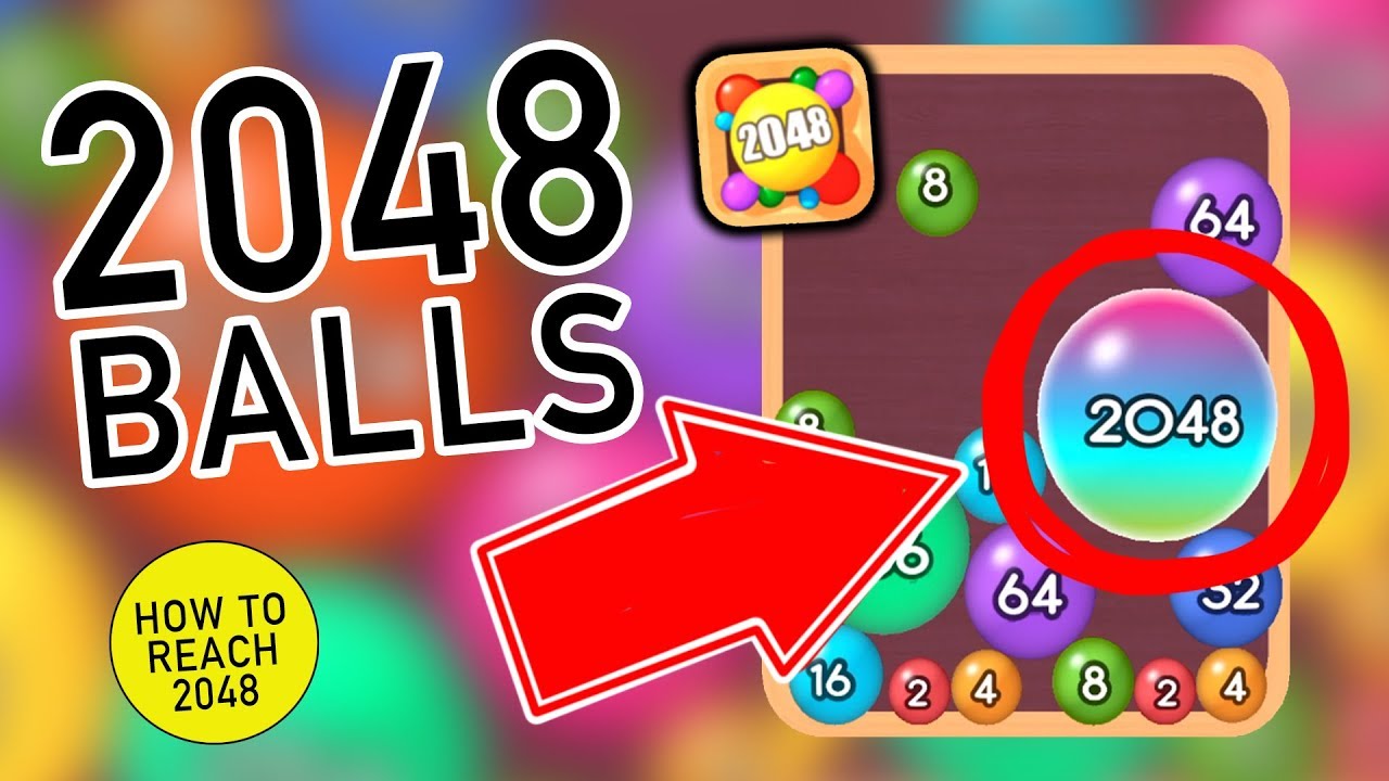 2048 Balls (reaching 2048)