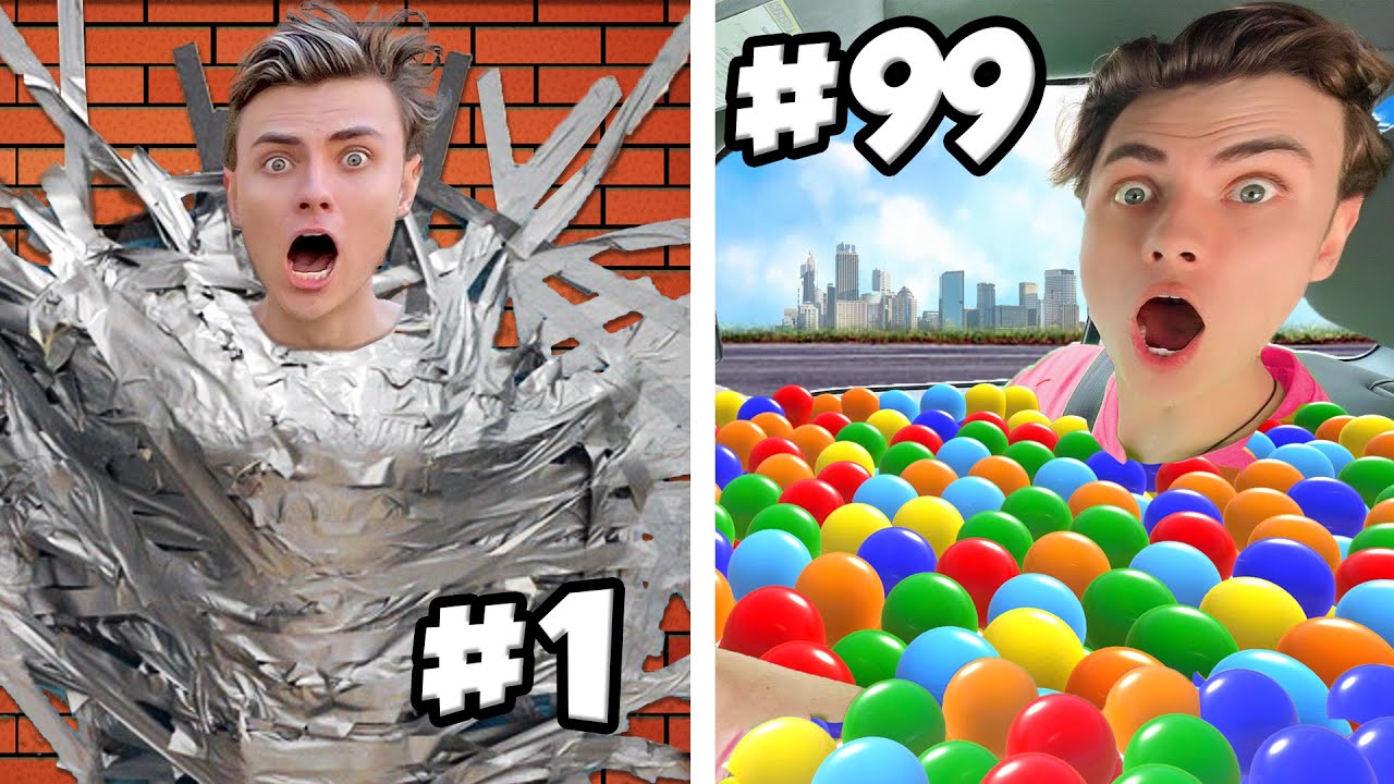 100 PRANKS IN 24 HOURS!!