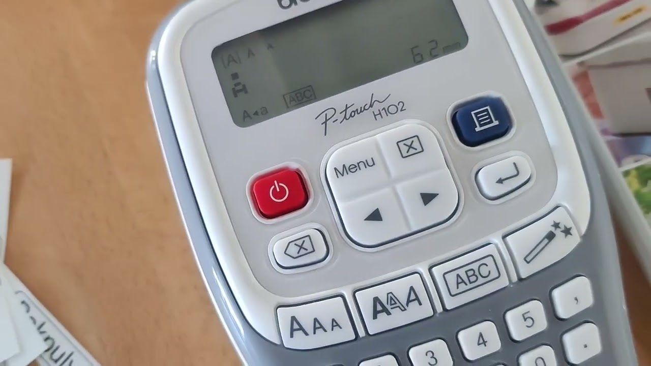 Hur man f&aring;r &aring;&auml;&ouml; med Brother P-touch H102