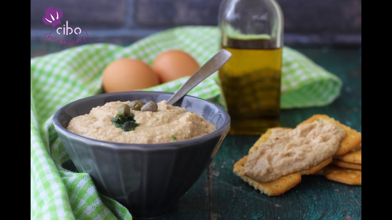 Salsa tonnata originale con uova sode SENZA MAIONESE