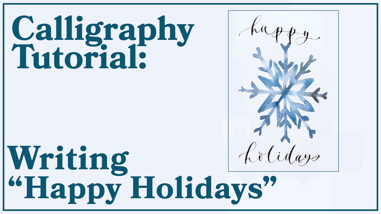 Calligraphy Tutorial | 