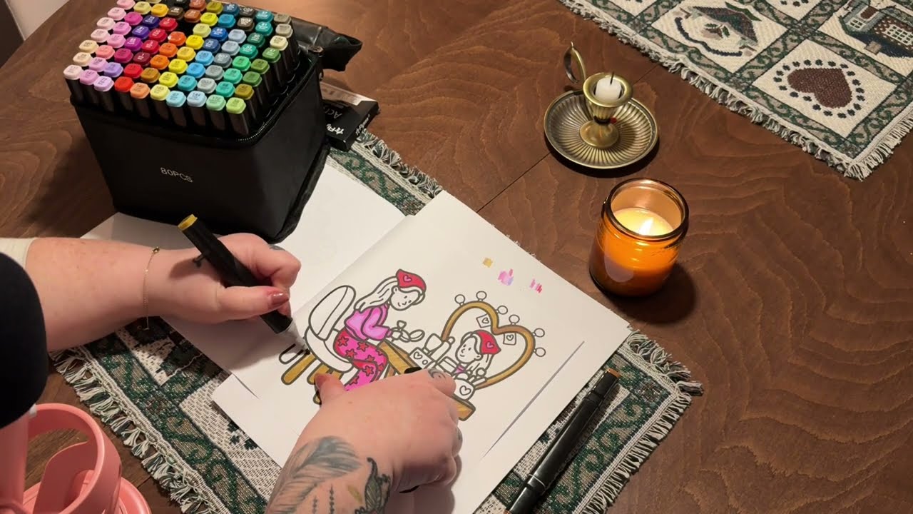 S3E6 ASMR coloriage st valentin