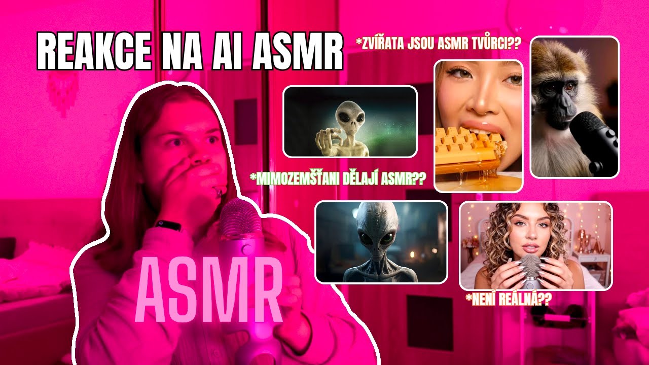 ASMR REAKCE NA AI ASMR - hodnotím ASMR od AI | Jan ASMR