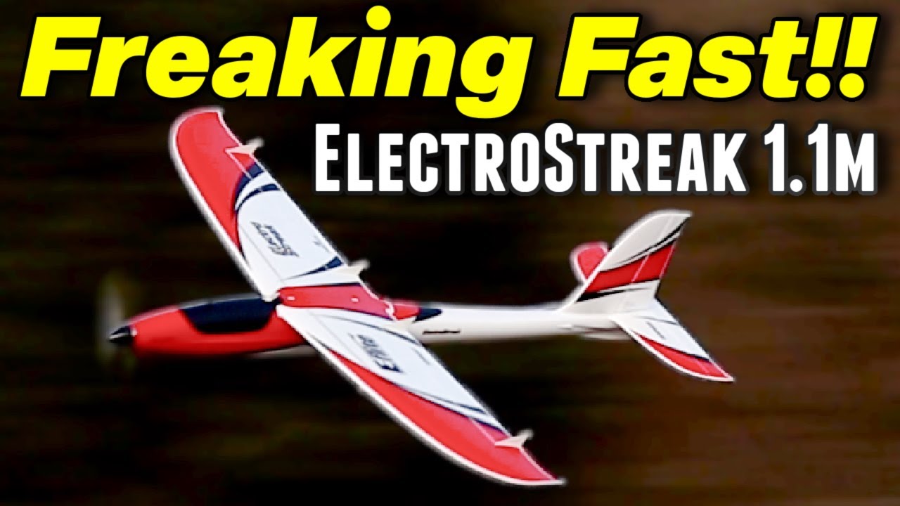 E-Flite ElectroStreak 1.1m BNF Basic with AS3X+ and SAFE Select - Model AV8R Announcement & Review