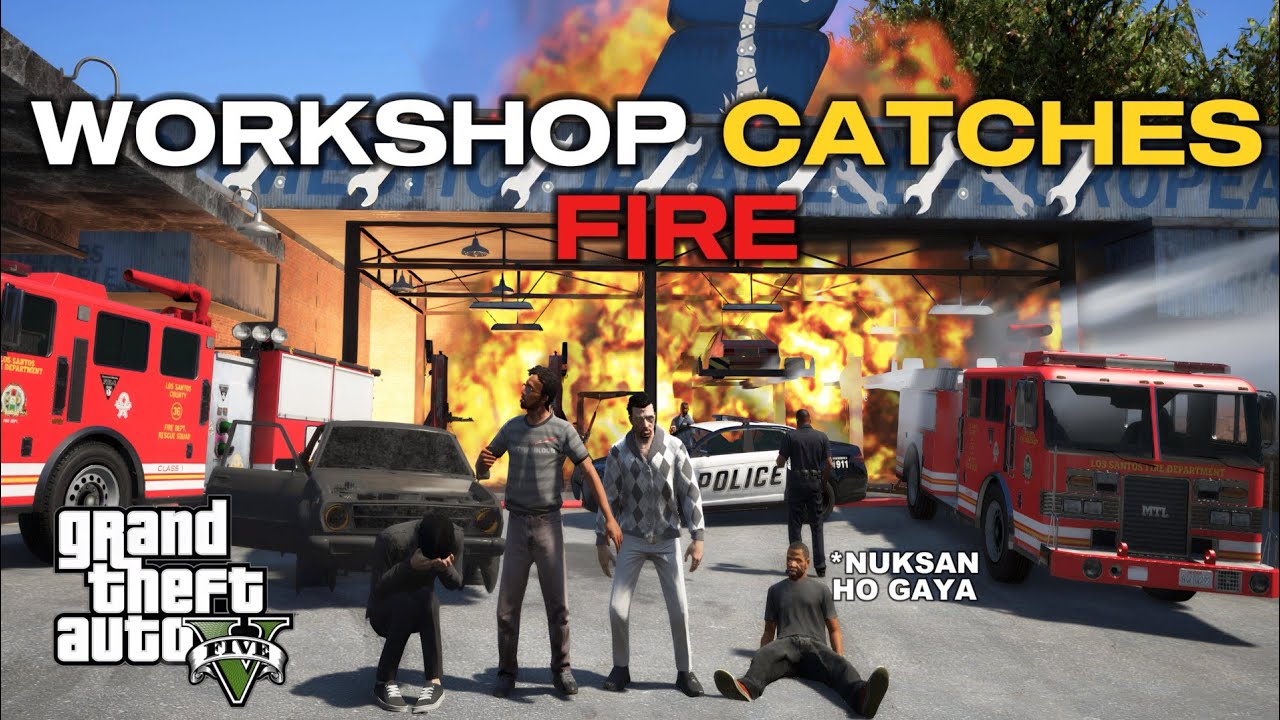 WORKSHOP DESTROYED!! | ASIF BHAI ANGRY | GTA 5 REAL LIFE MODS VIDEO.
