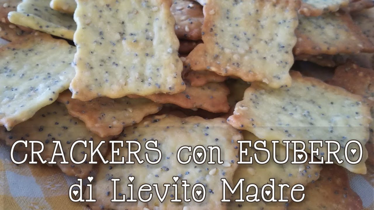 CRACKERS con ESUBERO di Lievito Madre