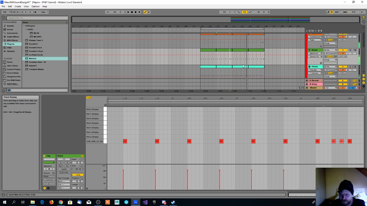 Hepnix - Jump up DNB tutorial Part 8 - Drop Structure