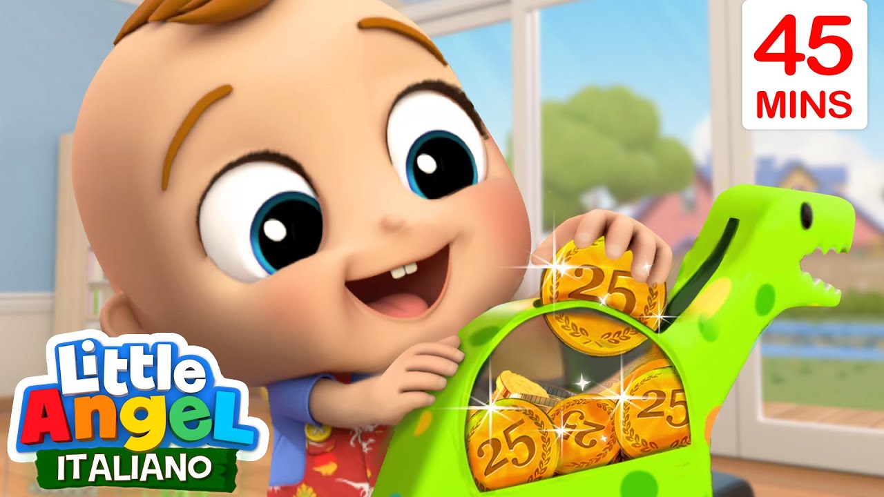 Il Salvadanaio di Gianni 👶🏻💰 Cartoni Animati con Gianni Piccino - Little Angel Italiano