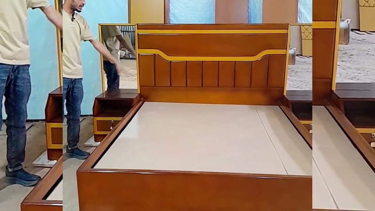  Modern bed design in ethiopia/woodworking #furniture 
