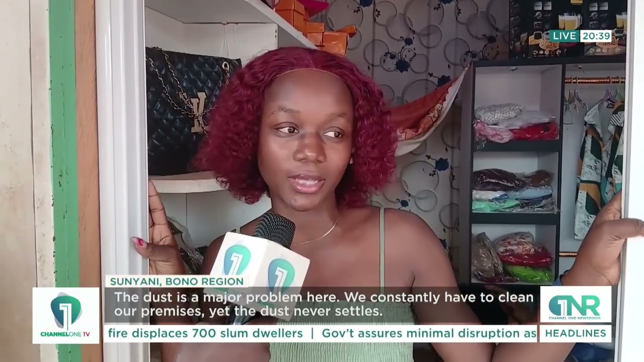 Poor Road Infrastructure: Dusty Roads Disrupt Business in Aheneboboano | ChannelOneNews