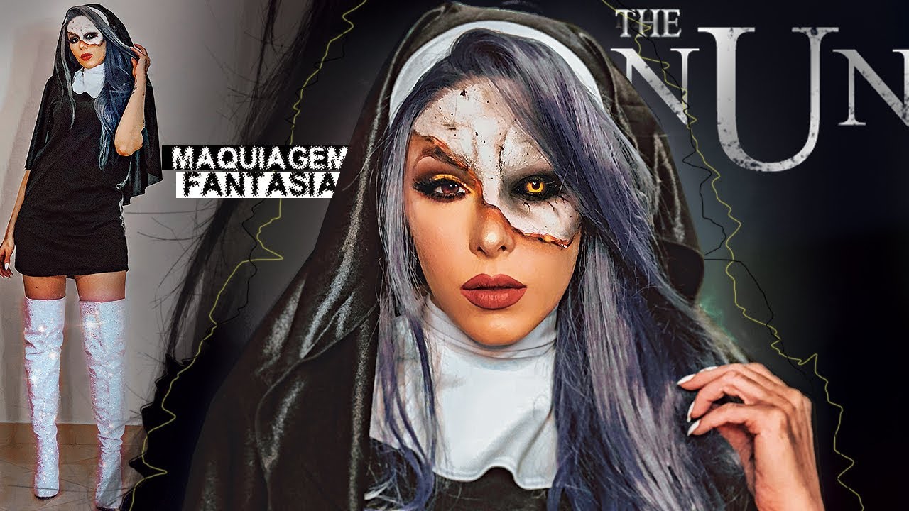 A FREIRA - MAQUIAGEM HALLOWEEN ♥ THE NUN