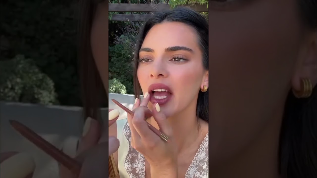 kendall instagram post ❤️💄from  lorealparis brand 