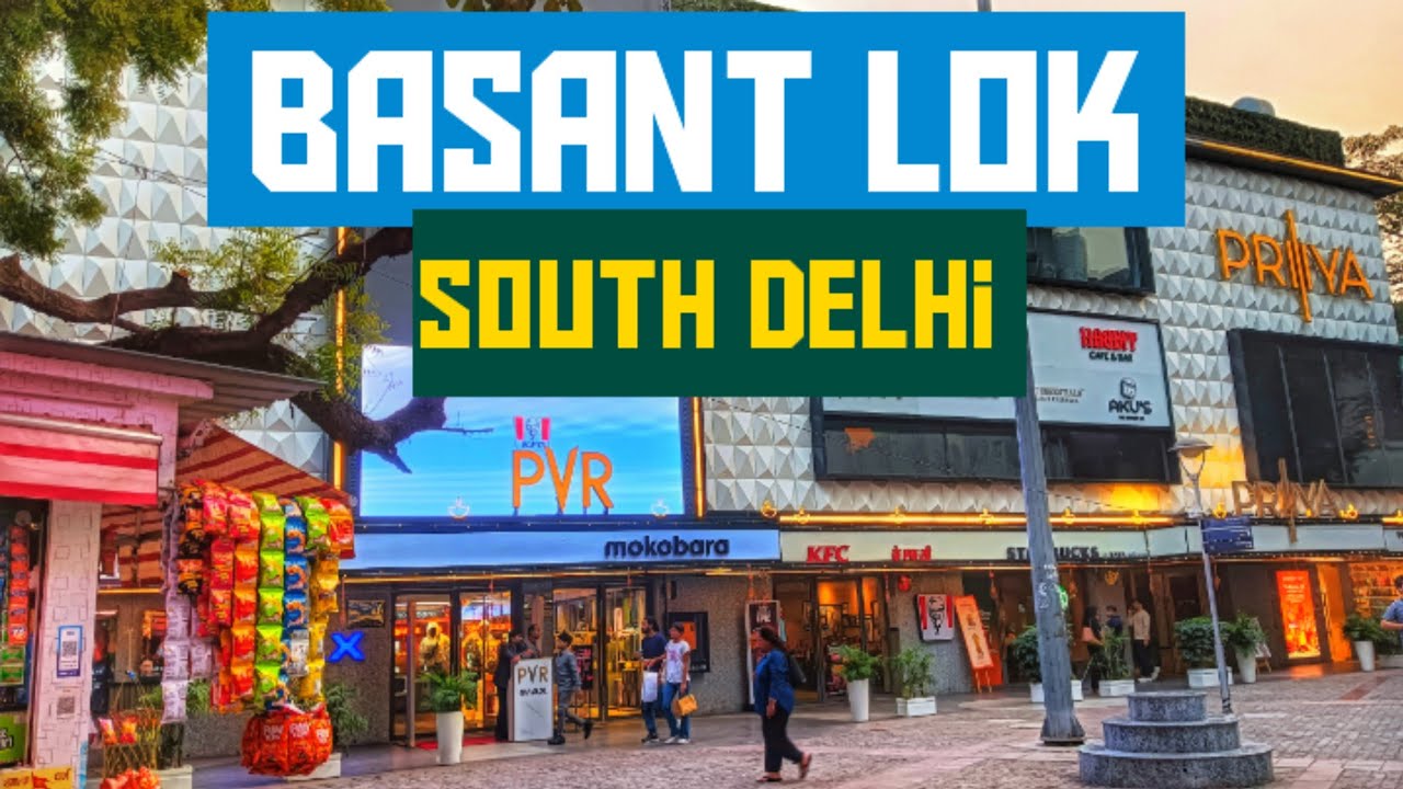 Walking tour: Community Center, PVR Cinemas, Basant Lok, Vasant Vihar, New Delhi. @newdelhibharat