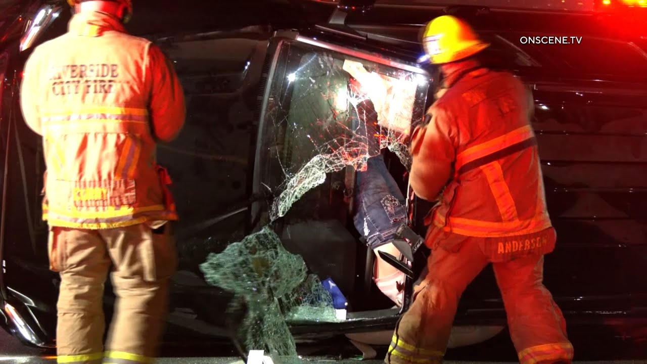 Man Killed, Woman Critically Injured After Pickup Overturns on SR-60 in Riverside