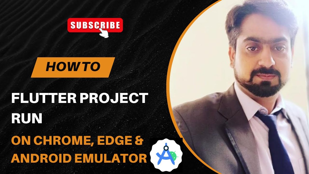 How to Run Flutter Project on Chrome, Edge & Android Emulator | Flutter Web & Mobile