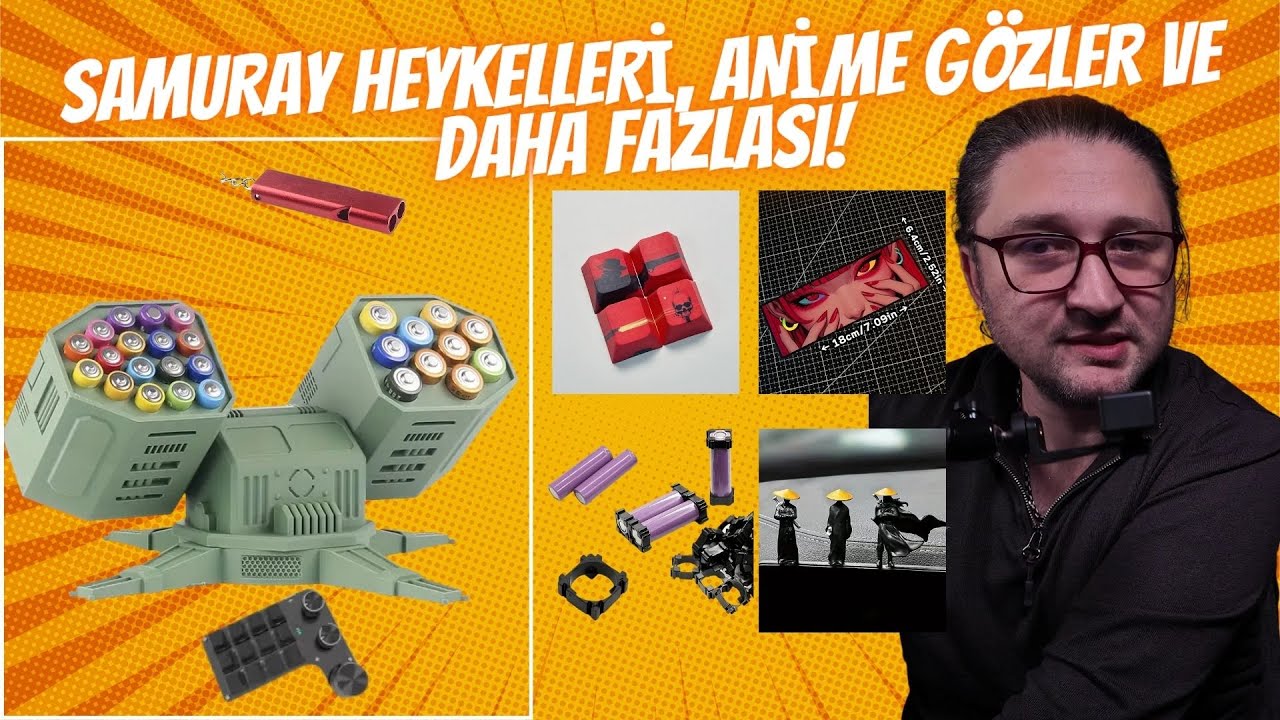 TEMU Kutusundan Neler Çıktı? Samuray Heykelleri, Anime Gözler ve Daha Fazlası!