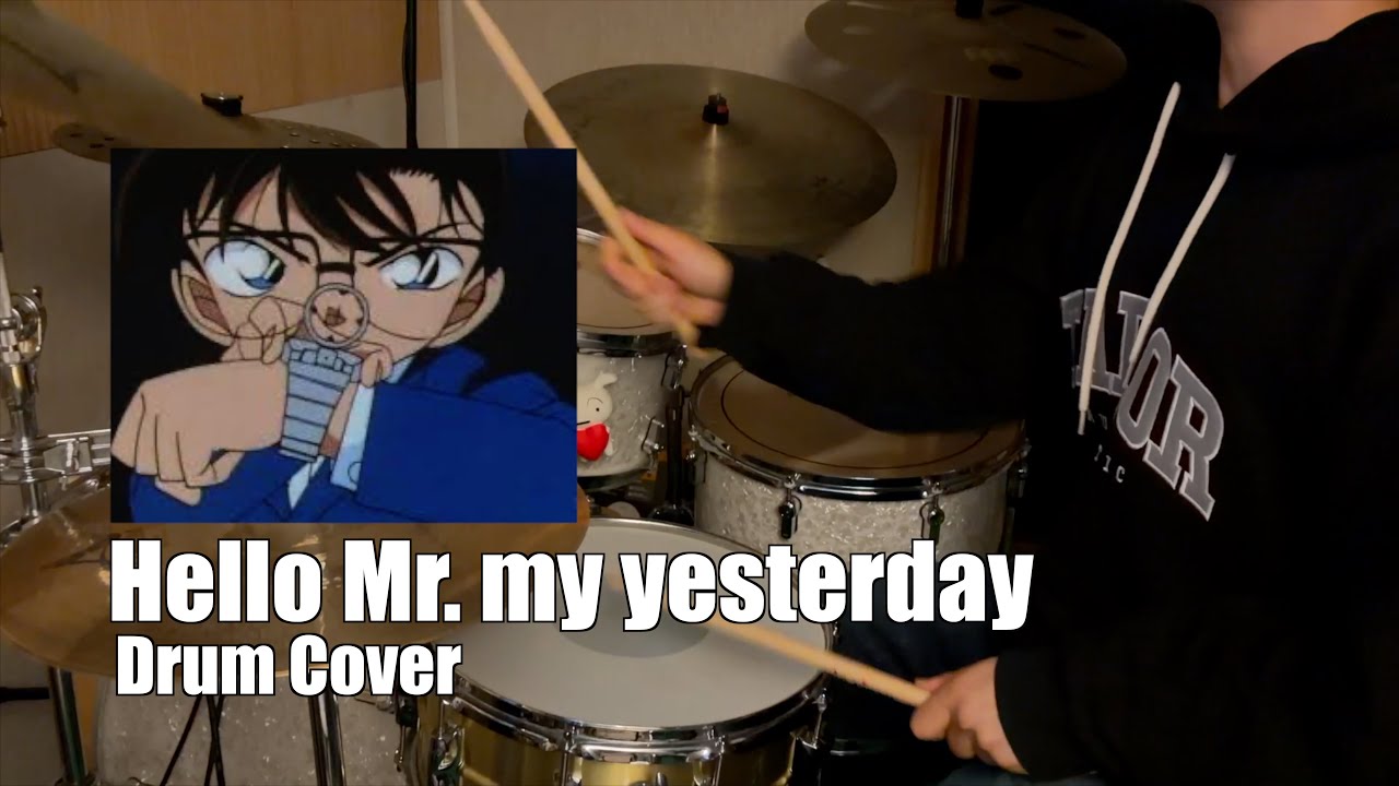 명탐정 코난 OP | Hundred Percent Free - Hello Mr. my yesterday | Cover by Midori Drum
