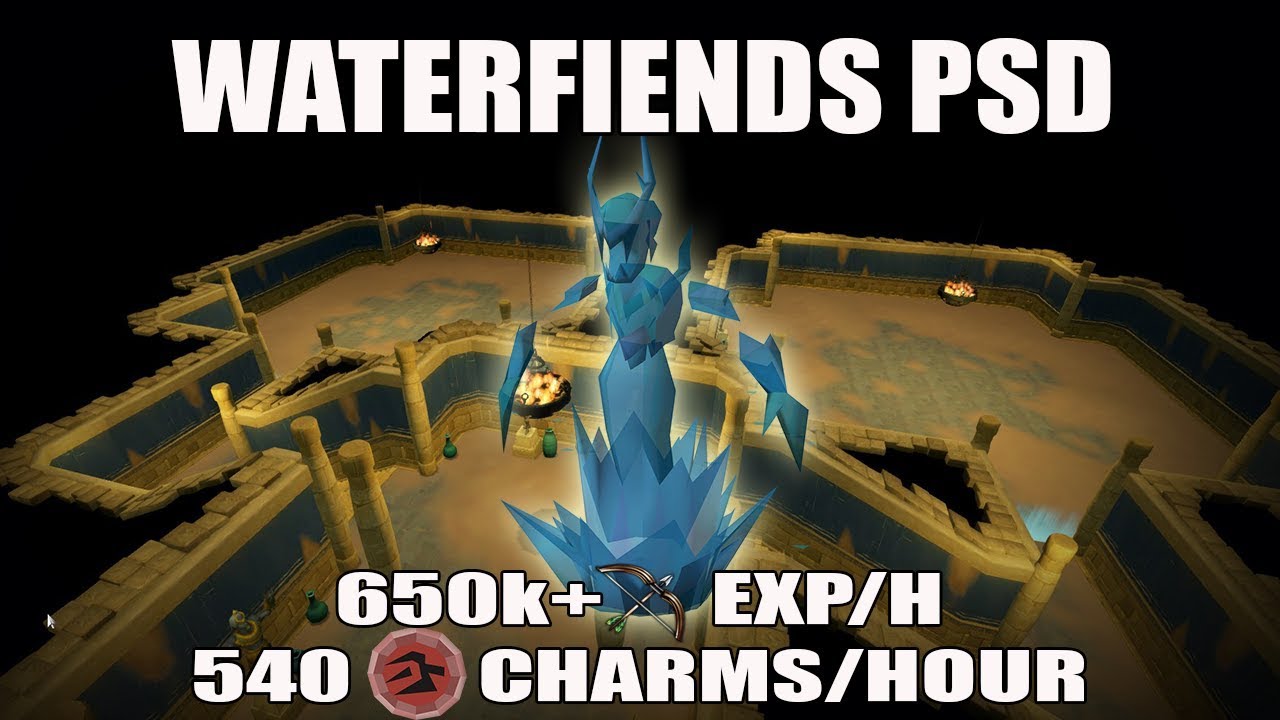 [Runescape 3] Waterfiends Personal Slayer Dungeon Guide | 650k Range Exp/h | 540 Crimson Charms/Hour