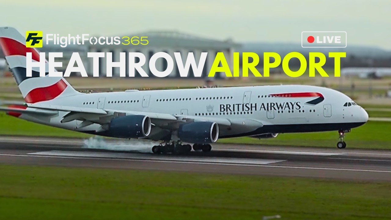 Heathrow Airport Live - Wednesday 8th July 2026