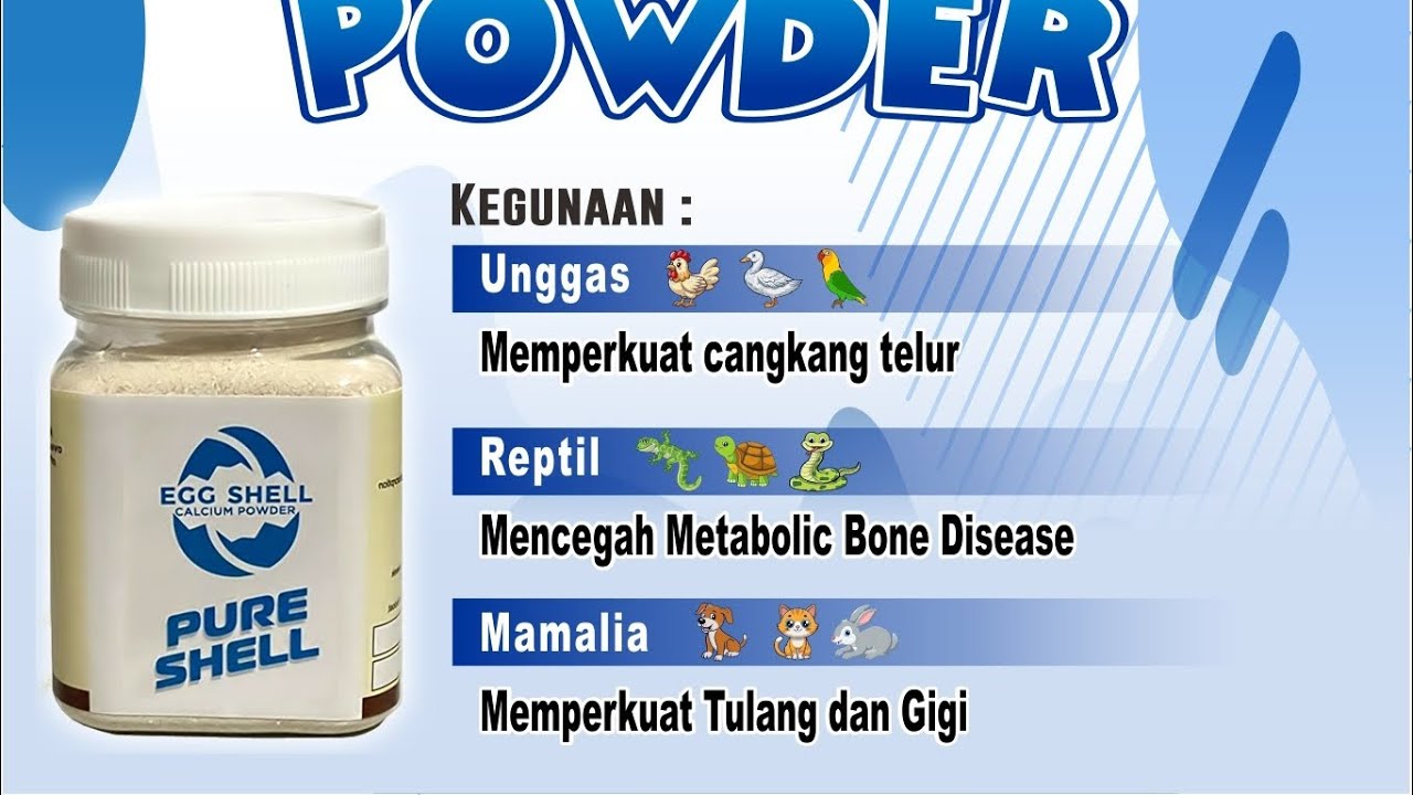 Pure Shell Pure Calcium from Egg Shells for My Beloved Pets