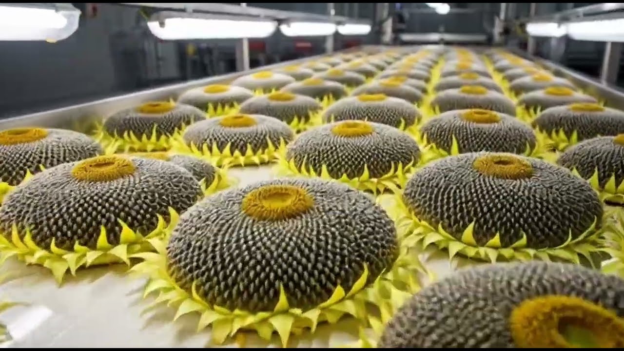 Inside the Modern Sunflower oil processing factory you've never seen before 😮