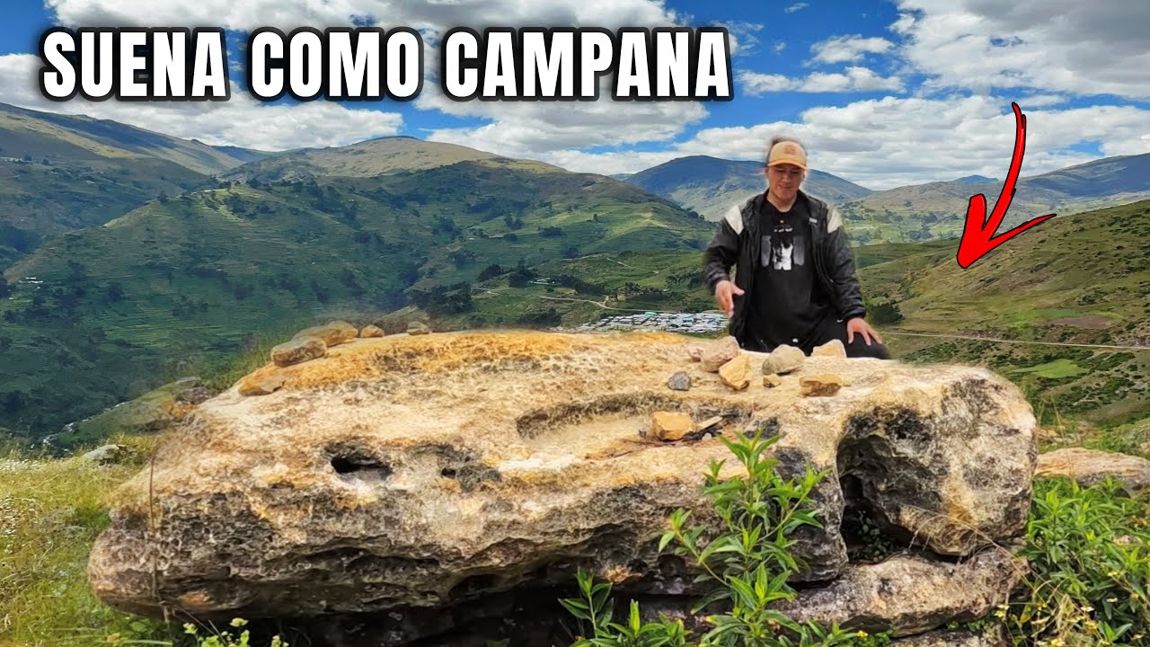 Esta PIEDRA GIGANTE suena como CAMPANA 🔔, en la punta de un CERRO | Andahuaylas