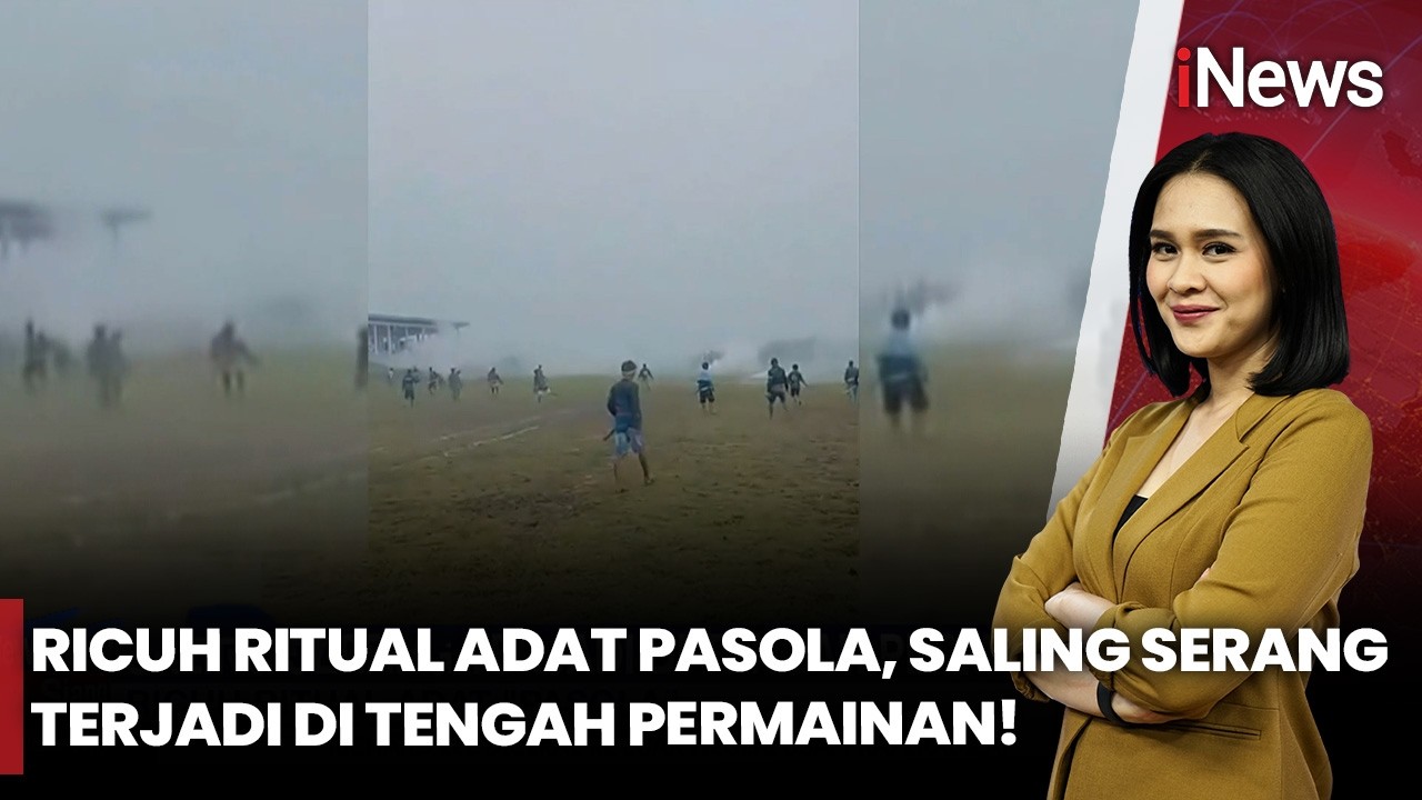 Ricuh di Arena Pasola, Permainan Tradisional Diwarnai Saling Serang | iNews Siang 12/2