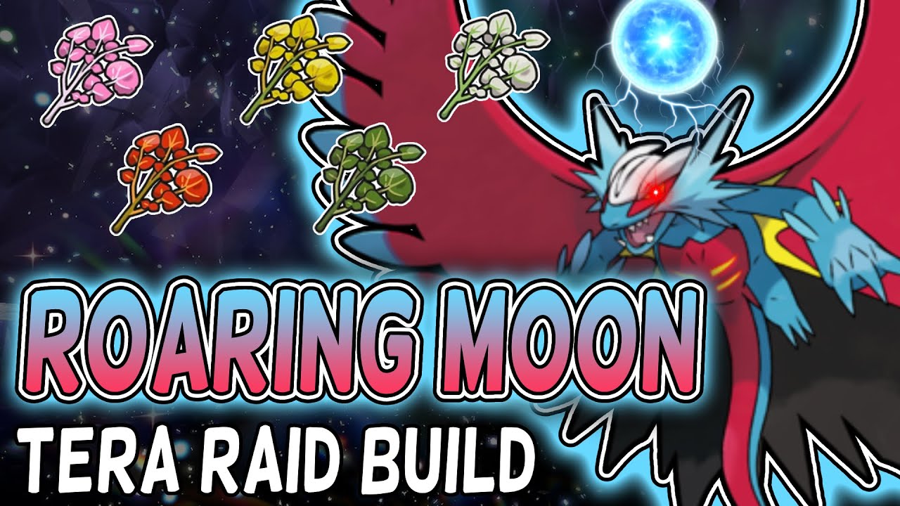 BEST Roaring Moon (updated dark) Build For Raids In Pokemon Scarlet And Violet