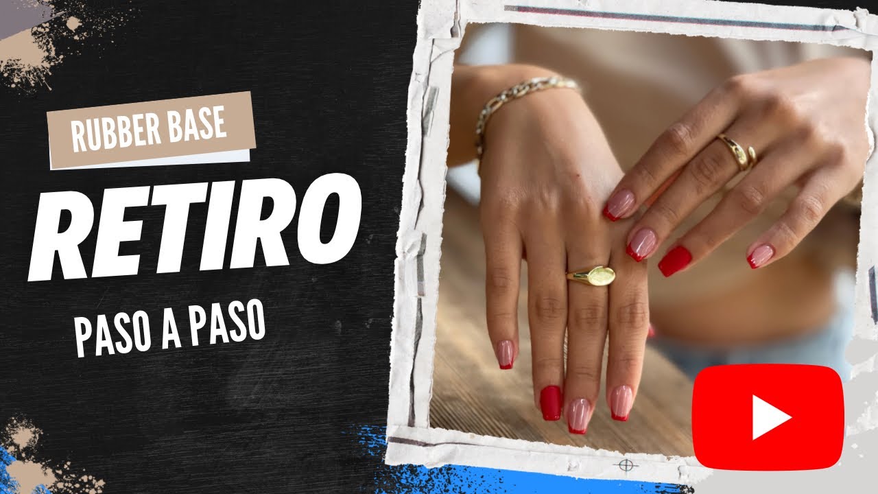 Retiro de Rubber Base paso a paso