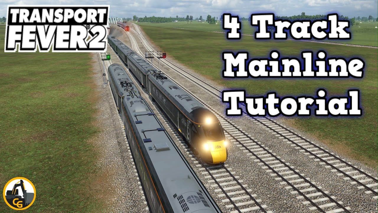 Transport Fever 2 Four Track Mainline Tutorial | 2023