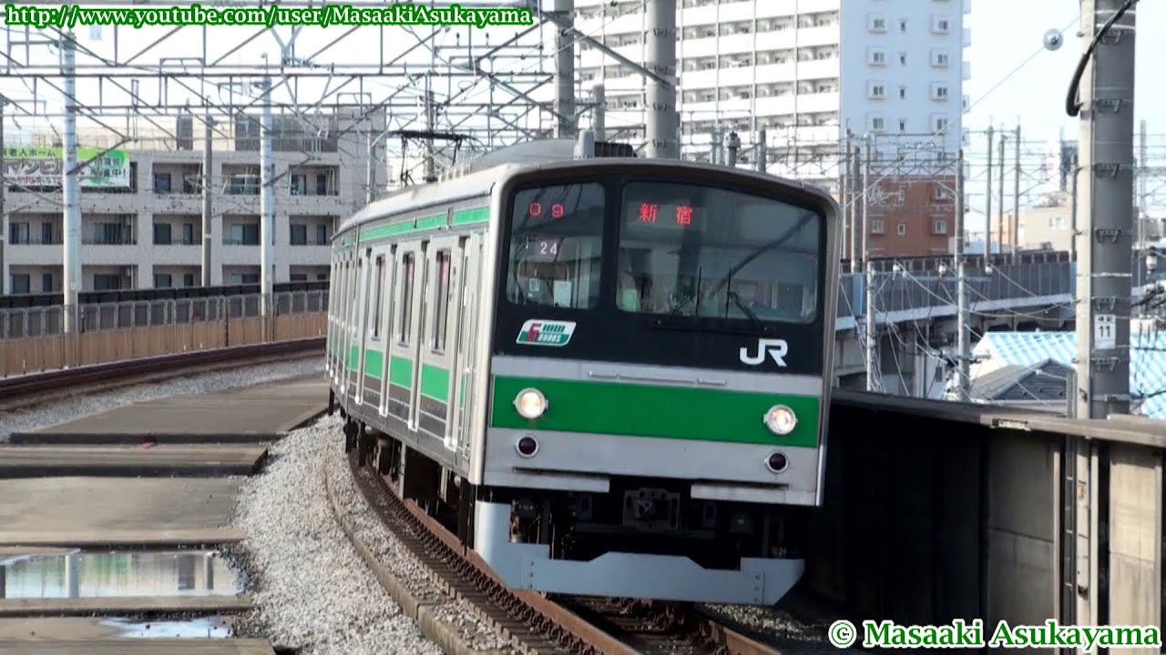 [HDR-XR500V] JR East Series 205-0 (Saikyo Line) No.24 @ Ukimafunado [February 3, 2013]