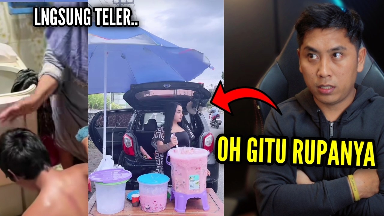 PENJUAL ES TELER VIRAL BIKIN TELER DI TEMPAT‼️...KATA EDITORKU INFO LOKASI KAK