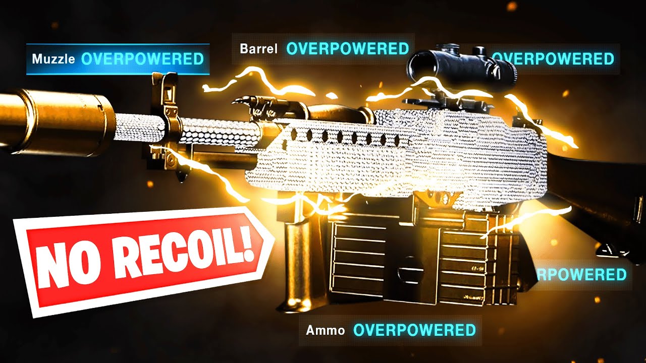 NO RECOIL! BEST STONER 63 Class Setup in Warzone! (Overpowered)