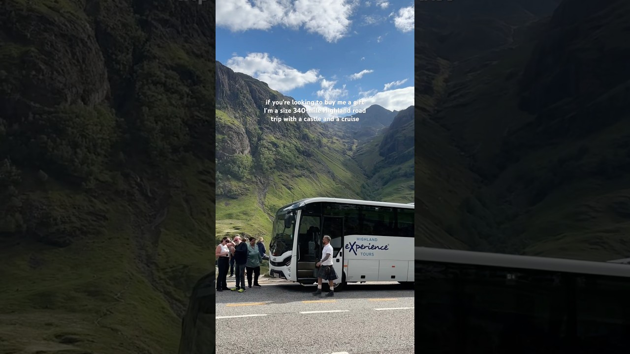 1-Day Loch Ness, Glen Coe & the Highlands Tour departs daily from Edinburgh & Glasgow #scotland