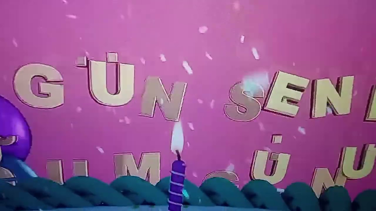 Bugün benim doğum günüm 🥳