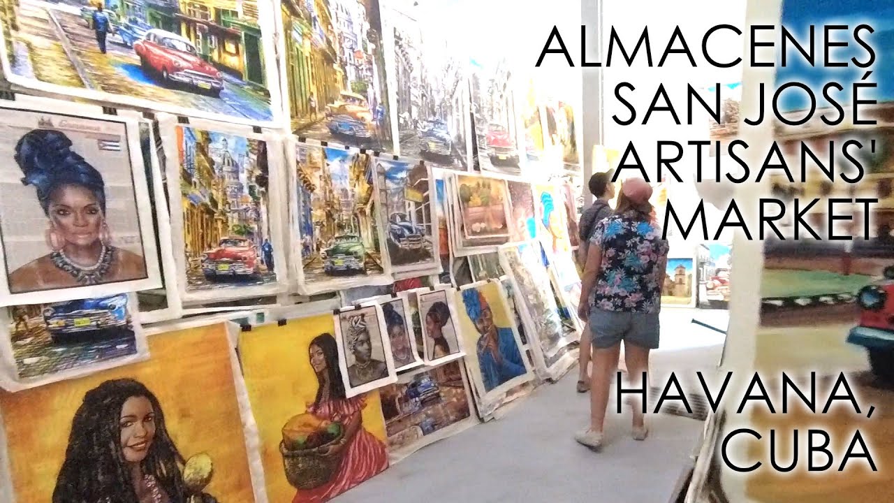 Almacenes San Jos&eacute; Artisans' Market in Havana, Cuba