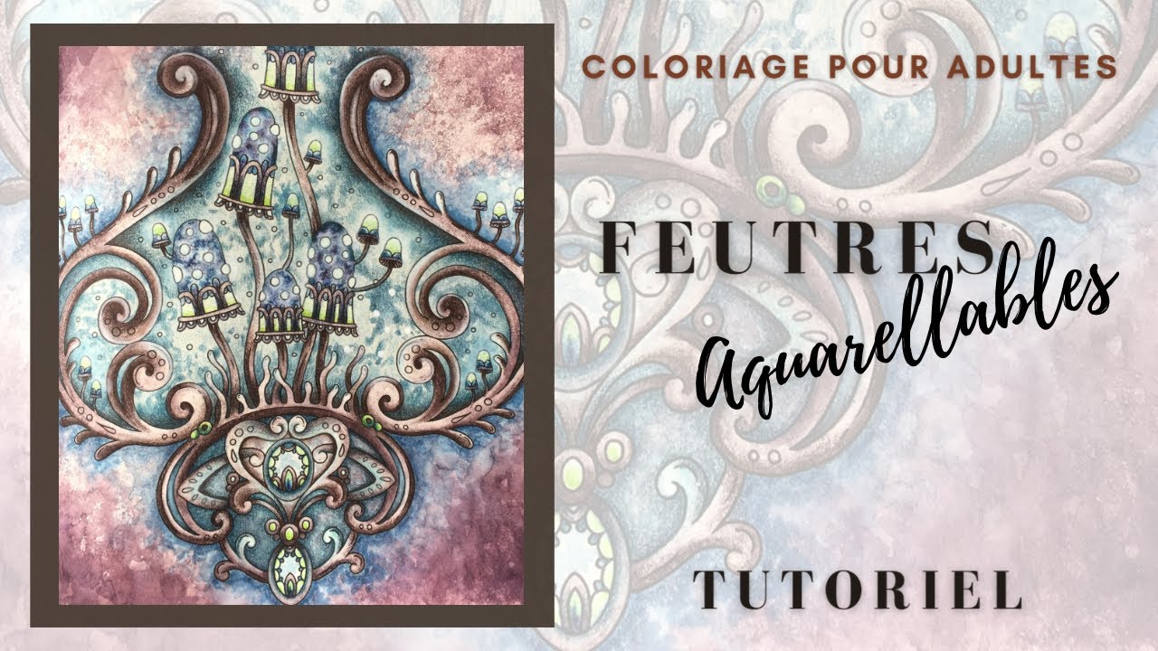 [Tutoriel] Comment utiliser les FEUTRES AQUARELLABLES dans nos livres ❣️