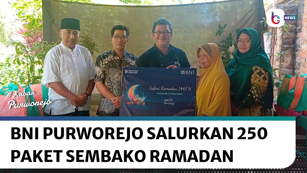 BNI Purworejo Salurkan 250 Paket Sembako, Wujud Kepedulian Sosial di Bulan Ramadan