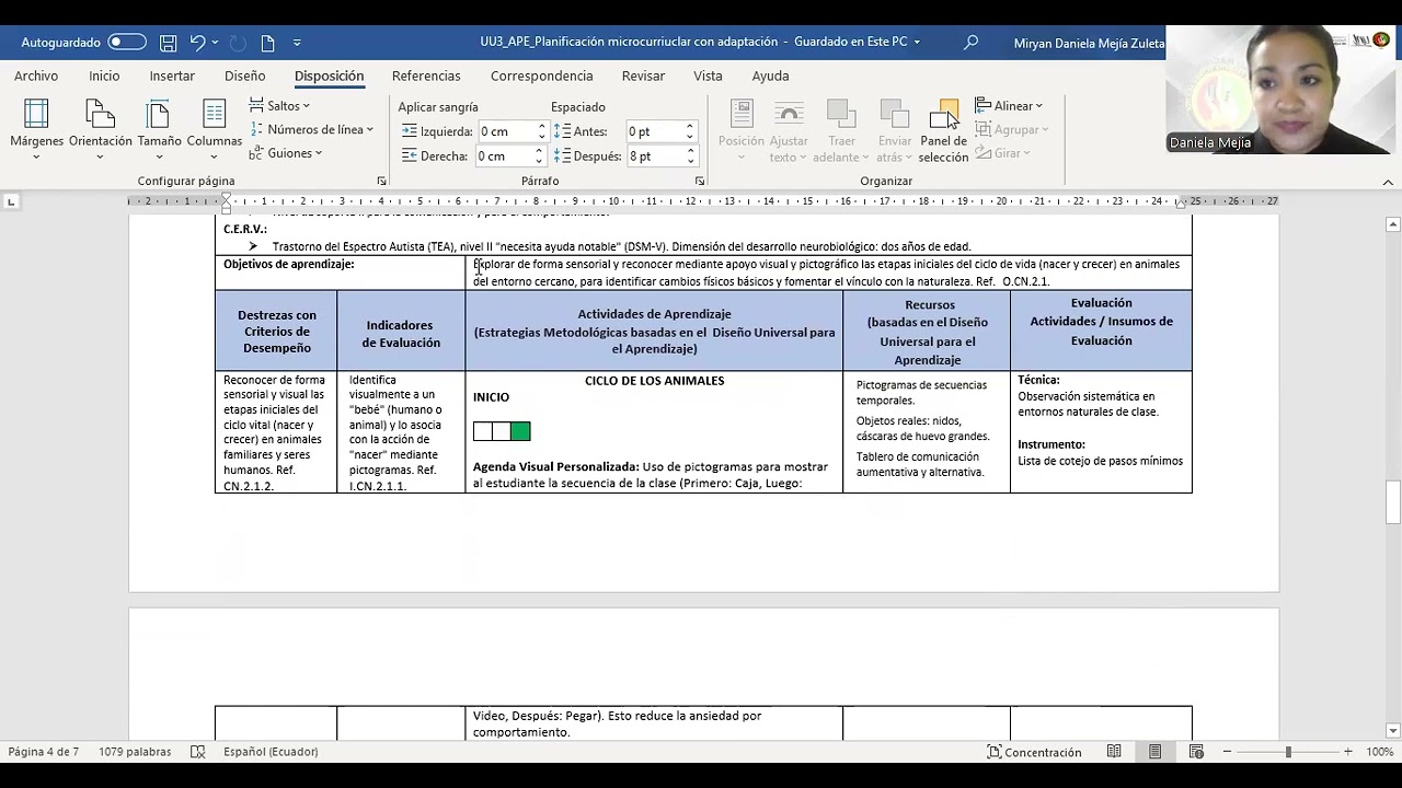 PLANIFICACION CON ADATACIÓN GRADO 3