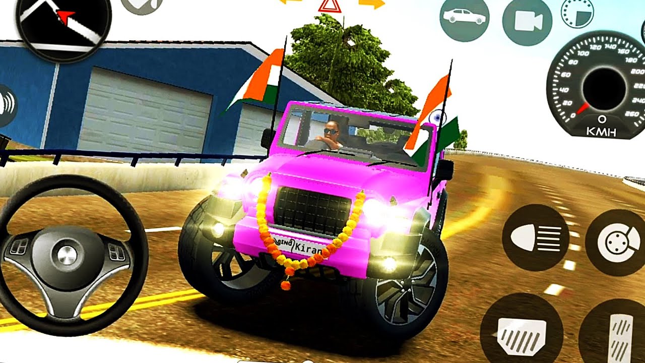 LIVE STREAM GAME 🔥 Modified Mahindra Thar Driving 3d 😈 Indian Car Simulator 3D Android Gameplay #2