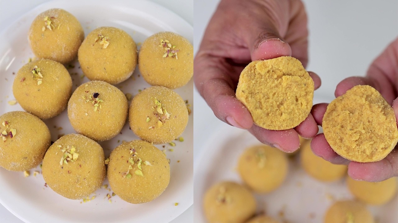 90 % लोग करते हैं ये एक गलती बेसन लड्डू बनाते वक़्त, Perfect Besan Ladoo Banane ki Recipe for Diwali