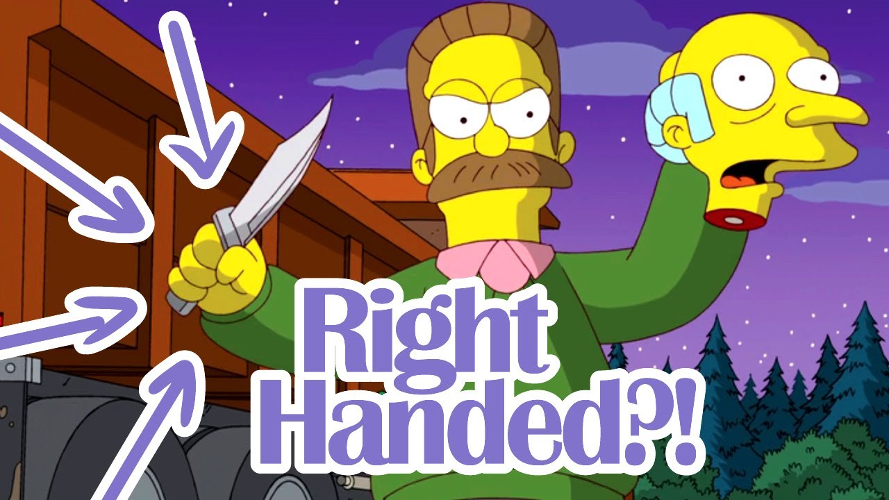 Ned Flanders is NOT Left-Handed?! – Dark Simpsons Mysteries