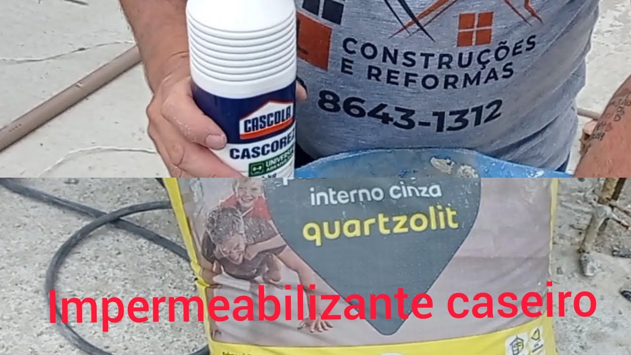 impermeabilizante caseiro como fazer?